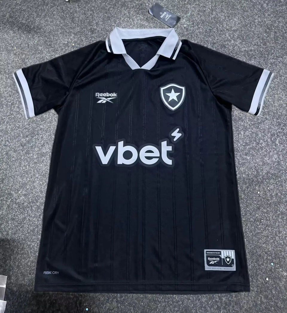 AAA Quality Botafogo 25/26 Away Black Soccer Jersey